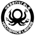 Sticker dezentrale Hackspace Leipzig - Runde Schrift als Umrundung 40x40.svg